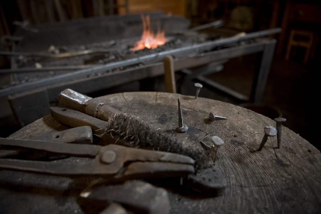 Kovářské řemeslo ve Vodním hamru Dobřív